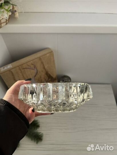Ваза конфетница стекло СССР