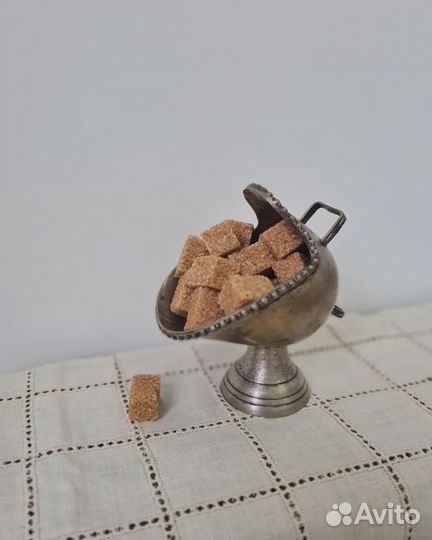 Сахарница шлем/зольник винтаж