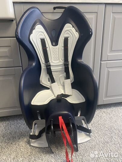 Детское велокресло на багажник btwin decathlon