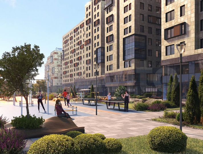 Апартаменты-студия, 31,2 м², 9/13 эт.