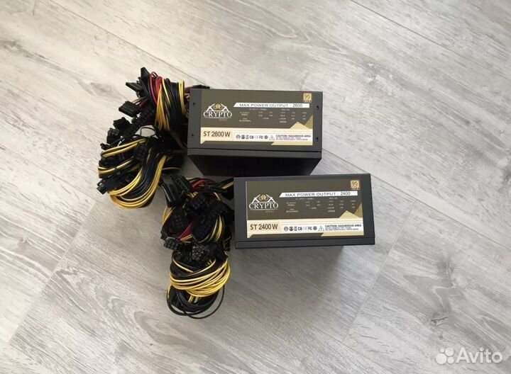 Блок питания для майнинга 2400W новый