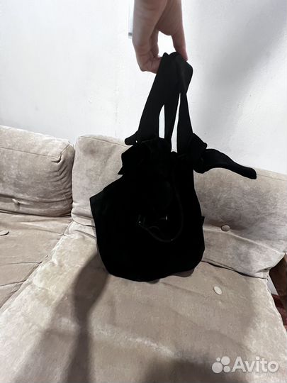 Сумка замшевая mango