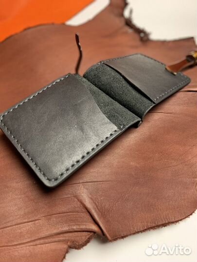 Зажим для денег, кошелек ручная работа