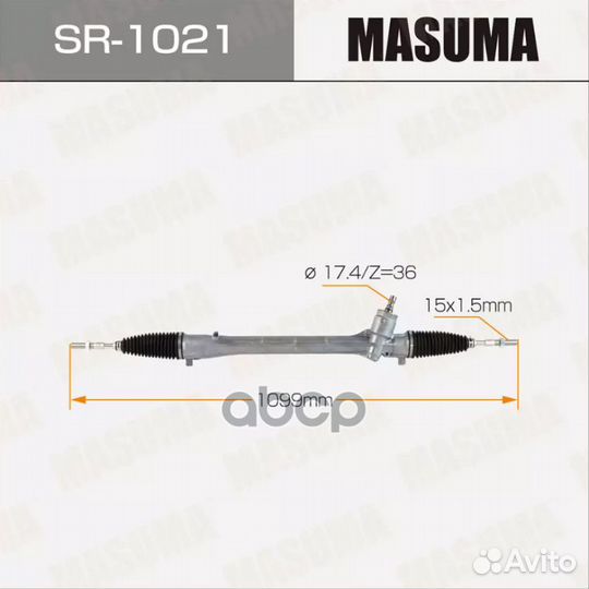 Рейка рулевая (левый руль) SR-1021 Masuma