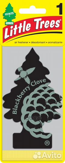 Ароматизатор little trees Елочка Ежевика с гвоз