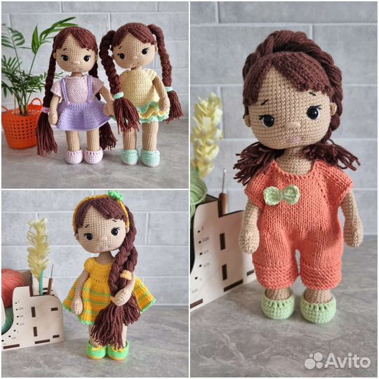 Кукла вязаная ручная работа