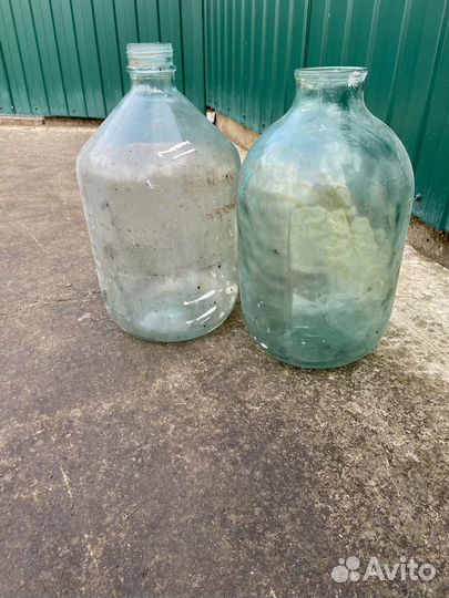 Бутылка стеклянная 10 литров