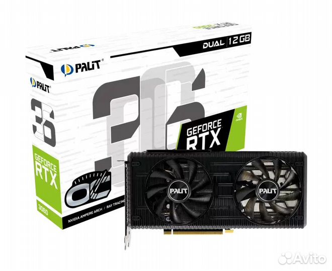 Видеокарта Palit nvidia GeForce RTX 3060 dual OC