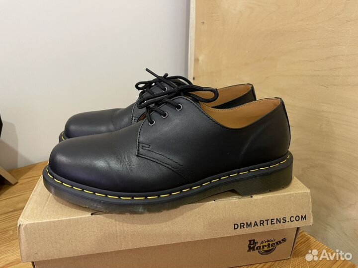 Dr. Martens 1461 black Nappa. Оригинал