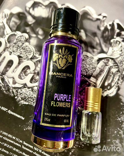 Purple Flowers Mancera Распив Делюсь Мансера