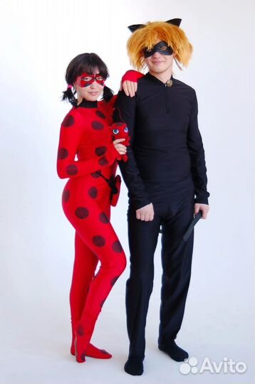 Костюм и реквизит леди баг взрослый