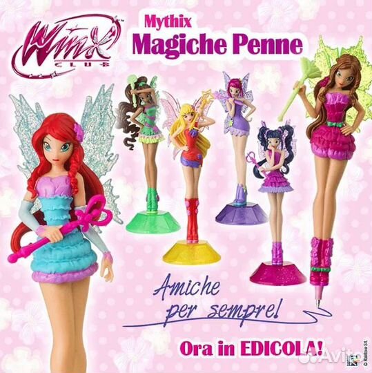 Winx Mythix Винкс Мификс Фигурки ручки редкие