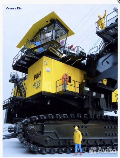 Масштабная модель экскаватора P&H 4100XPC