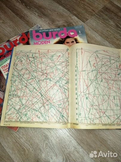 Журналы Бурда старые