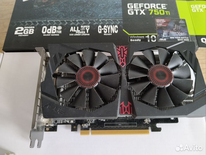 Видеокарта Asus GTX 750Ti Strix