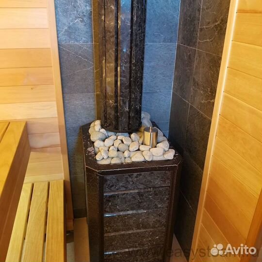 Печь для бани и сауны из нержавейки закр. каменка