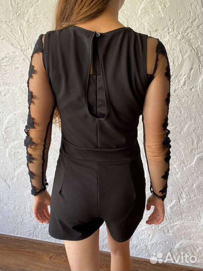 Комбинезон черный и боди