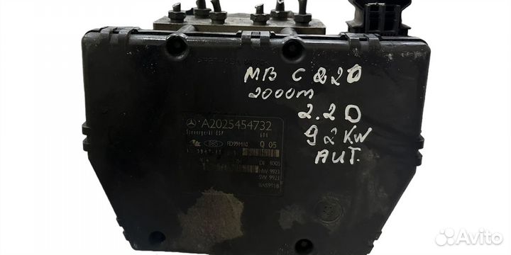 Блок абс, A2025454732 Mercedes-Benz C W202 1993-2000 года