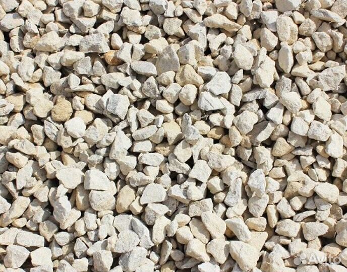 Щебень известковый