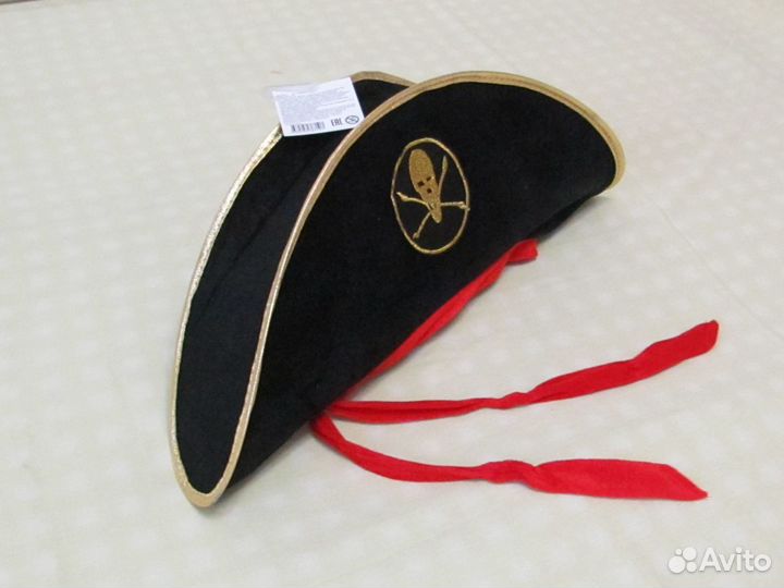 Новый костюм шапка Пират карнавальный шляпа