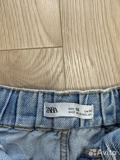 Шорты для девочки zara 140