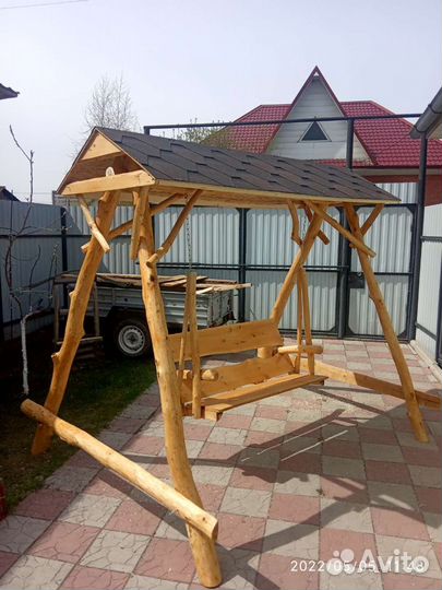 Садовые качели, пергола