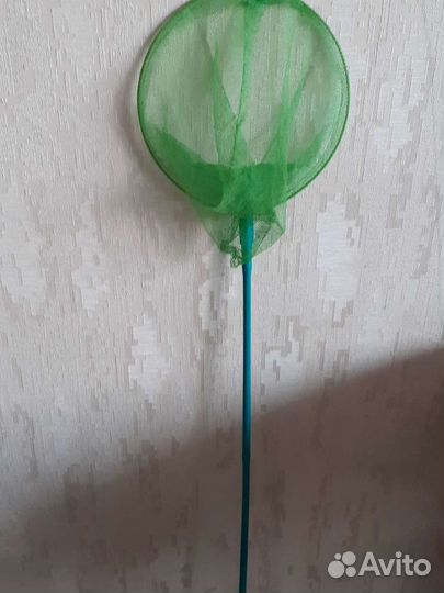 Сачок для бабочек с бамбуковой ручкой