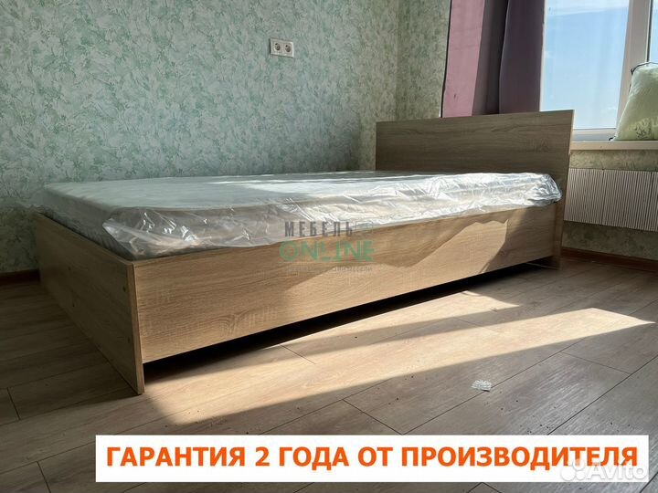 Кровать односпальная 90х200