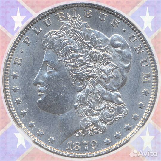 1 Доллар США 1879 Филадельфия slab pccb