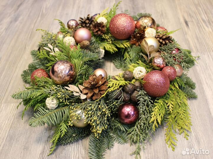 Новогодний венок/Рождественский венок