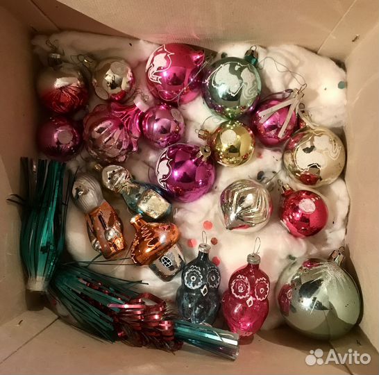 Елочные игрушки СССР