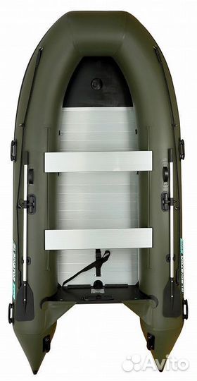 Лодка gladiator B370AL темно-зеленого цвета