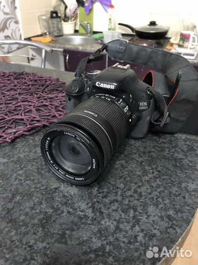 Зеркальный фотоаппарат canon 600d