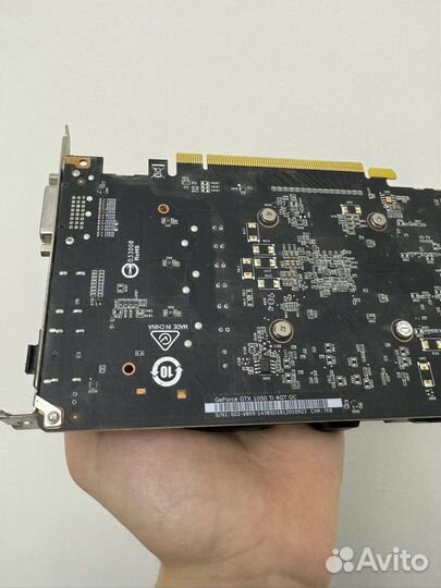 Видеокарта MSI GTX 1050ti 4gb