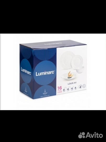Столовый набор luminarc 16 предметов