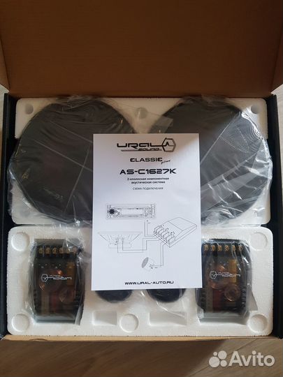 Колонки в авто Ural sound classic AS-C1627K