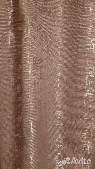 Гардина деревянная с шторами и тюлью