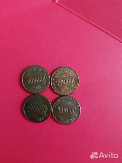 Монеты цент США