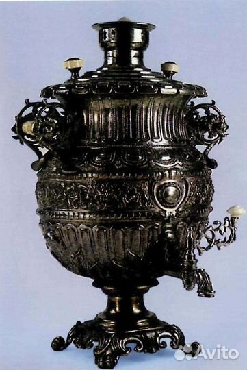 Принемаем старинные самовары на дровах