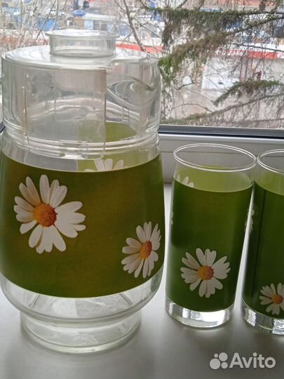 Набор кувшин и стаканы Luminarc с роиашками