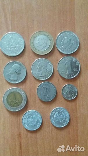 Монеты разные