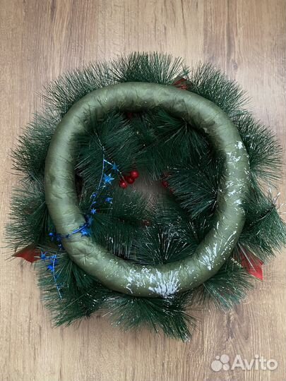 Новогодний венок на дверь