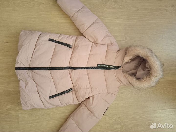 Куртка- пуховик зимняя для девочки 128