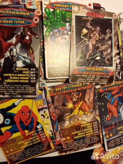 Карты Человек-паук коллекция
