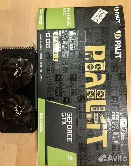 Игровая видеокарта Palit GTX 1660 super