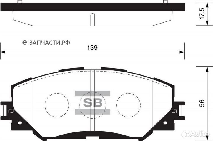 Sangsin brake SP2093 Колодки торм.пер