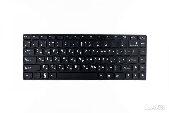 Клавиатура для ноутбука Lenovo Z460 Z450 черная р