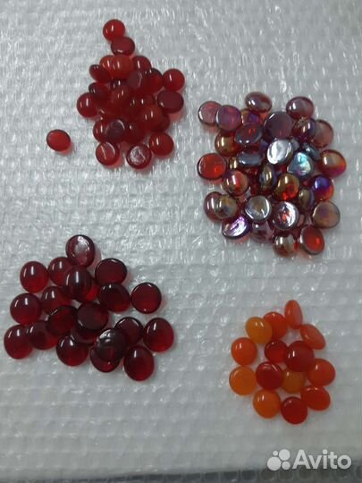 Камушки (кабошены) стеклянные