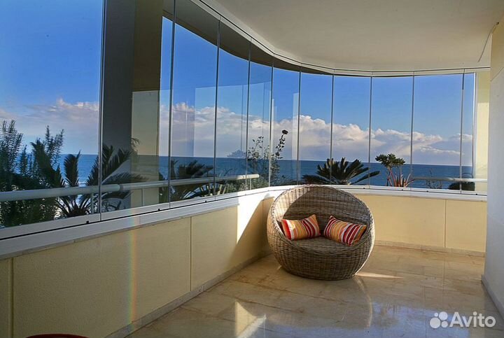 Безрамное (панорамное) остекление веранд