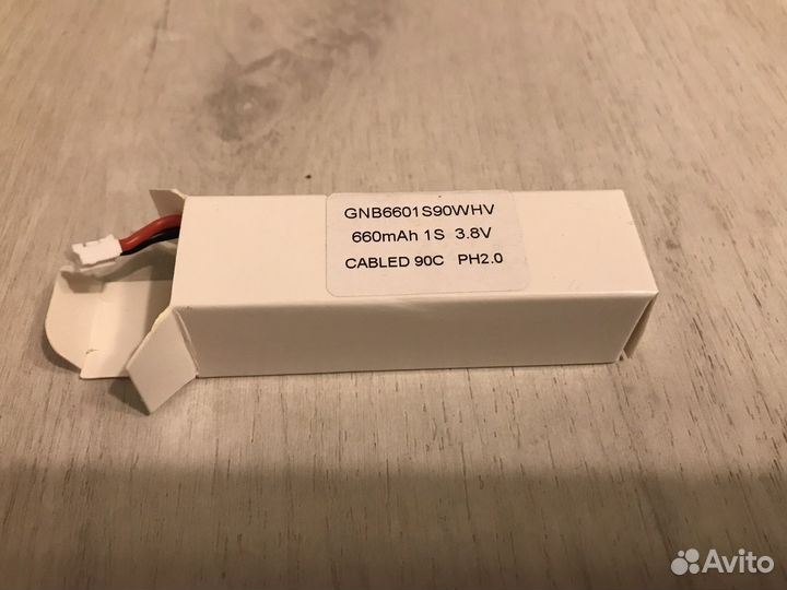 Fpv аккумуляторы GNB 660mAh, 1s, 90/180c mobula 7
